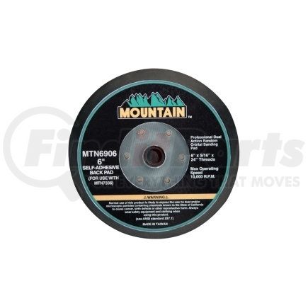 Mountain 6906 Professional Dual Action Random Orbital Sanding Pad with Self-Adhesive Backing