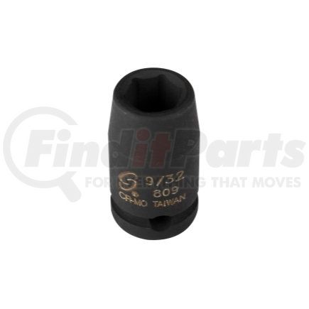 Sunex Tools 809 1/4" Drive 6 Point Standard Impact Socket 9/32"