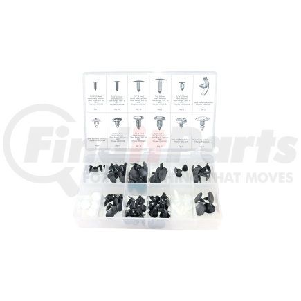 Auto Body Doctor 6200 Body Retainer Assotrment Kit - For Chrysler - 80 Piece