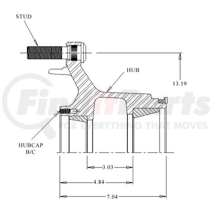 Webb 25331--0T 2533 ABS ASSY W/CUPS ONLY