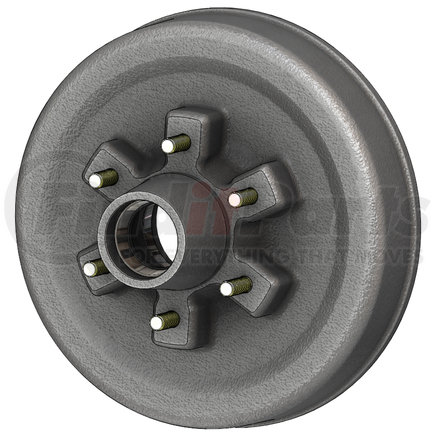 Power10 Parts BD-126550 HD 12in Brake Drum for 6000 lb Trailer Axle with 6x5.5in 1/2in Studs