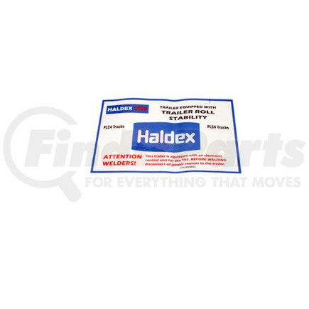 Haldex A993108 Caution Label