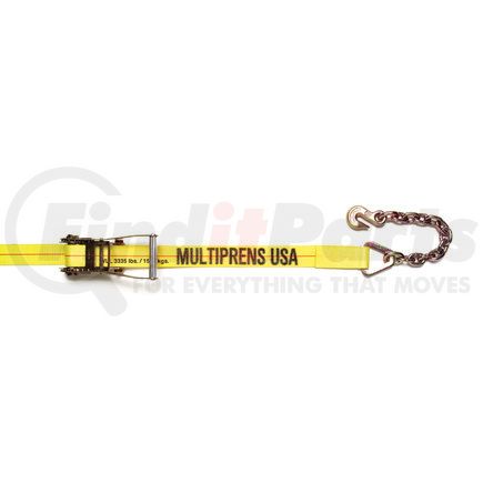Multiprens 5823-27 2” x 27' Ratchet Strap using #5800 Ratchet and #316 Chain Anchor