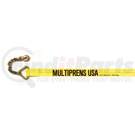Multiprens 2033-27 3" x 27' Winch Strap using # 317 18" Chain Anchor
