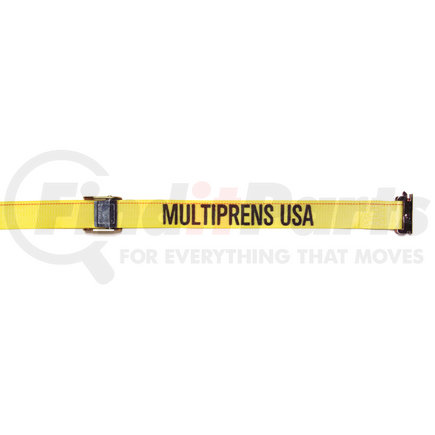 MULTIPRENS 6126-12 Cam Buckle Strap 2"x 12' with E Fittings