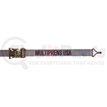 Multiprens 6224-16 4k Ratchet Strap 2"x16' with F Wire Hooks