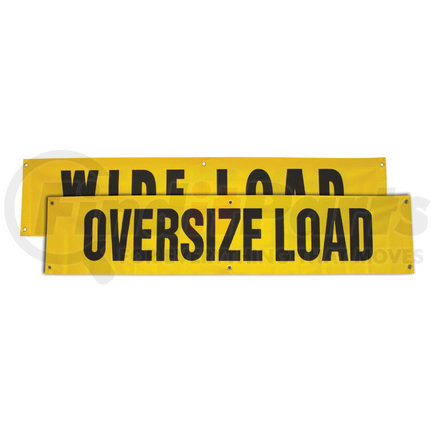 MULTIPRENS BVG-OSWL18 Multisafe Vinyl Banners "Oversize Load" / "Wide Load" (2-Sided)