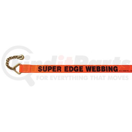 Multiprens 3043-27 4” webbing w/18” chain anchor 27’ in length