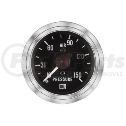 Stewart Warner 82332 Deluxe Dual Air Pressure Gauge