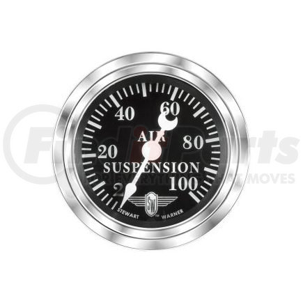 Stewart Warner 82484 Wings Air Suspension Pressure Gauge