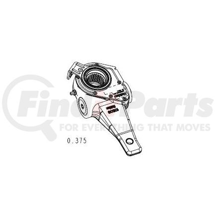 Haldex 30050040 Air Brake Automatic Slack Adjuster Kit - Transit AA1, 6.5" Arm Length