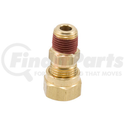 HALDEX 11229 - air brake air line connector fitting - male connector, nylon tubing, 1/4 in. npt, 1/4 in. o.d. | male connector nylon tubing fitting, 1/4" npt, 1/4" o.d. | male bullet connector