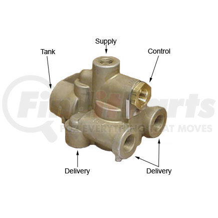 HALDEX Remanufactured TRAMEC Trailer Emergency Valve TEV CoreFree� 51301RX