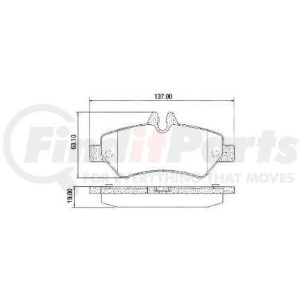 Meritor MMD1317 DISC PAD SET