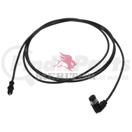 Meritor S4497230510 ABS Wheel Speed Sensor Cable - 200.78 in. Length, RSS plus Sensor, DIN 2 Pin Female, 90 Degree