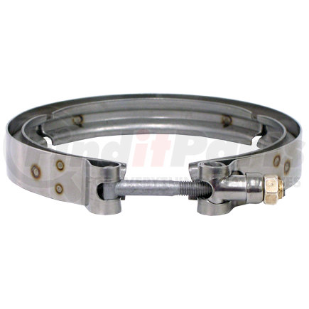 Tectran HV419 Hose Clamp - 4.19 in. dia., 7/8 in. Band Width, Stainless Steel, Turbo V-Band