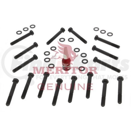 Meritor KIT 2819 Axle Hardware Kit - contains (16) Capscrews, (16) Washers, and Loctite