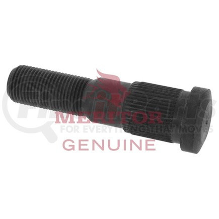 Meritor 20X1596 Wheel Stud - 2 1/4" Length from Under Head, Round Head, 15/16-12 UNF-2A Thread