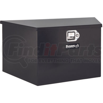 BUYERS PRODUCTS 1701280 - 16.38 x 15.00 x 35.25/21.25in. black steel trailer tongue truck box | 16.38 x 15.00 x 35.25/21.25in. black steel trailer tongue truck box