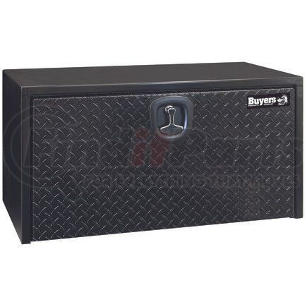 Buyers Products 1702505 18 x 18 x 36in. Black Steel Underbody Truck Box with Aluminum Door