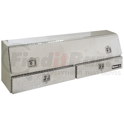 Buyers Products 1705641 72in. Diamond Tread Aluminum Contractor Truck Box with Drawers