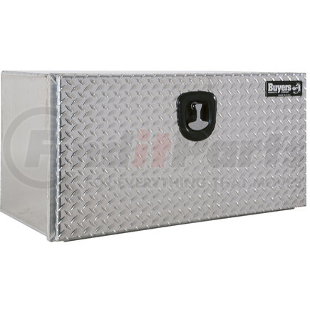 BUYERS PRODUCTS 1706510 - 18 x 18 x 48 xd smooth aluminum underbody truck box with diamond tread door | 18 x 18 x 48 xd smooth aluminum underbody truck box with diamond tread door