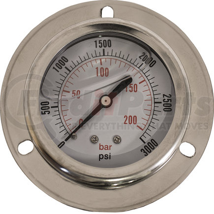 BUYERS PRODUCTS hpgp5 - silicone filled pressure gauge - panel mount 0-5, 000 psi | silicone filled pressure gauge - panel mount 0-5, 000 psi