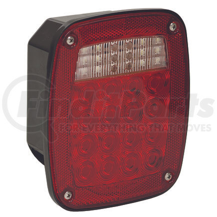 Buyers Products 5626738 Driver Side 5.75in. Red Stop/Turn/Tail Light with License Plate Light