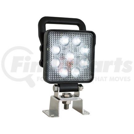 BUYERS PRODUCTS 1492193 - 4in. square led flood light with switch and handle | 4in. square led flood light with switch and handle