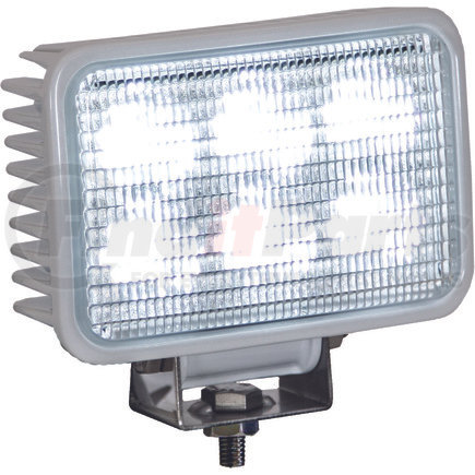 Buyers Products 1493118 4in. By 6in. Rectangular LED Clear Flood Light with White Housing
