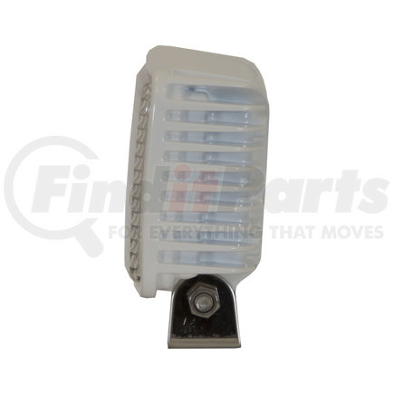 Buyers Products 1493218 4in. By 6in. Rectangular LED Clear Spot Light with White Housing