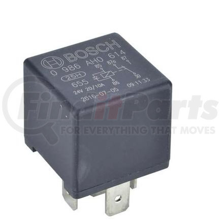 Bosch 0986AH0614 Mini Relay 24V, 20A, 5 Terminals, SPDT, Continuous