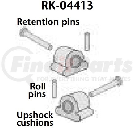 SAF-HOLLAND RK-04413 Fifth Wheel Bushing - Cushion and Pin