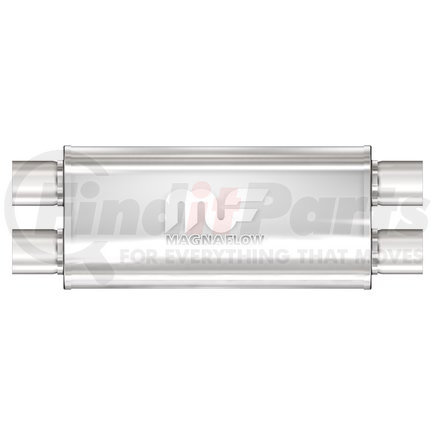 MagnaFlow Exhaust Product 12469 Straight-Through Performance Muffler; 3in. Dual/Dual;  5x18x8 Body