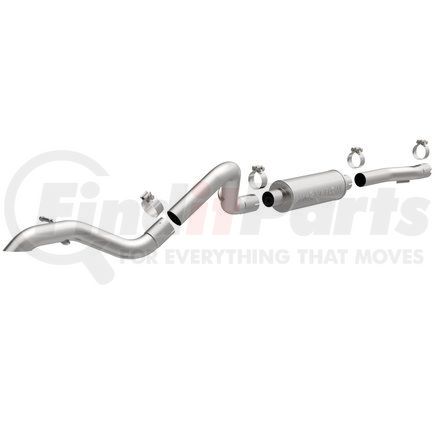 MAGNAFLOW EXHAUST PRODUCT 15238 Rock Crawler Series Stainless Cat-Back System