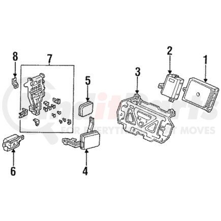 Honda 37820-P0G-A51, Engine Control Module