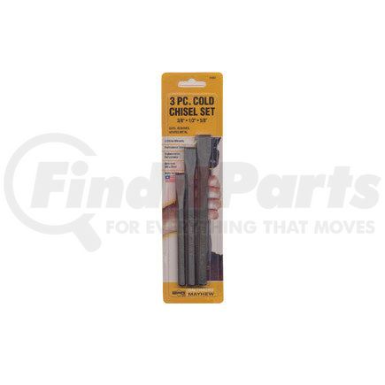 Mayhew Tools 89062 3PC COLD CHISEL SET CARDED