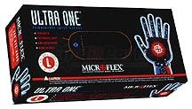 Microflex UL315M Ultra One® Powder-Free Extended Cuff Latex Examination Gloves, Natural, Medium