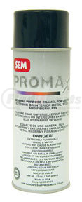 SEM Products 61023 Spray Paint - 12 oz., Aerosol Can, Semi-Gloss Black