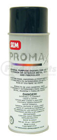 SEM PRODUCTS 61023 Spray Paint - 12 oz., Aerosol Can, Semi-Gloss Black