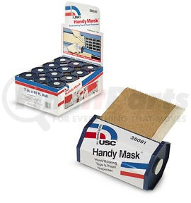 U. S. Chemical & Plastics 38081 Handy Mask Tape & Paper with Dispenser