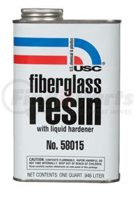U. S. Chemical & Plastics 58015 Fiberglass Resin, 1-Quart