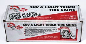 U. S. CHEMICAL & PLASTICS 70510 - suv & light truck tire skins "large" 45" x 40"