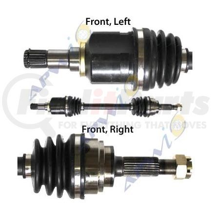 APW International TO8013 CV Half- Shaft