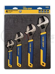 Irwin 2078706 4-pc Adjustable Wrench Tray Set