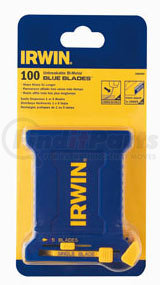 Irwin 2084400 Bi-Metal Utility Blades with Dispenser, 100 Pack