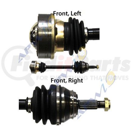 APW International VW8006 CV Half- Shaft