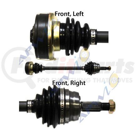 APW International VW8015 CV Half- Shaft