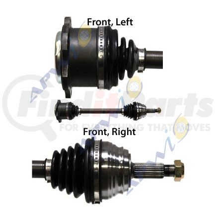 APW International VW8016 CV Half- Shaft