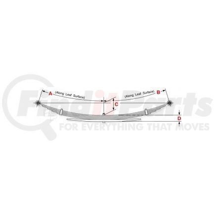 Dayton Parts 43-791 Leaf Spring